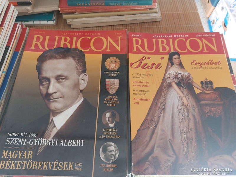 Rubicon történelmi  magazin 43 darab példánya egyben.  15000.-Ft