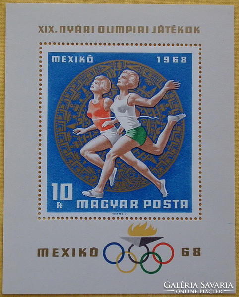 1968. Olympics (iii.) - Mexico block **