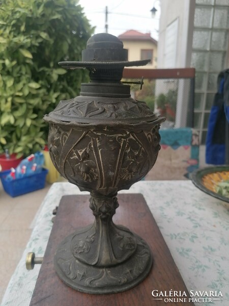 Antique petroleum lamp.