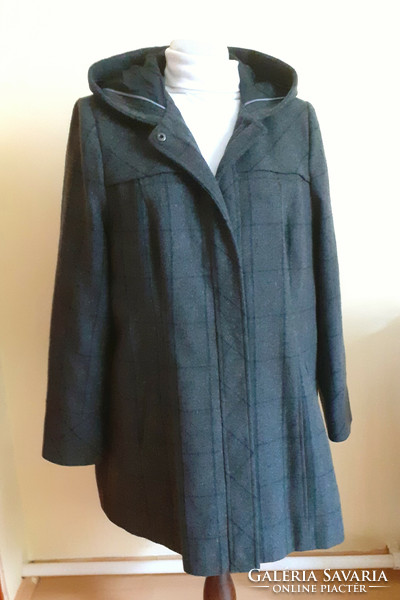Gray george jacket with hood. 48-As