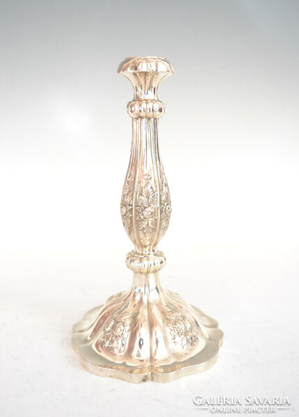 Silver Rose of Vienna candle holder (ngy3)