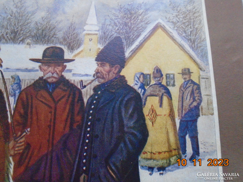 Tibor Pólya painting print, archive of the Franklin printing house