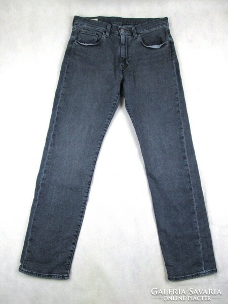 Original Levis 502 (w31 / l32) Men's Gray Blue Stretch Jeans