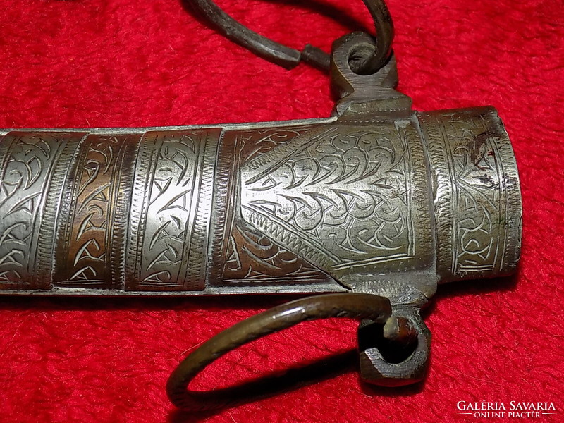 Antique Moroccan hand carved Berber dagger