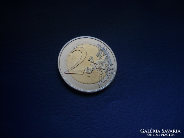 Latvia 2 euro 2014 ! Ouch! Rare! Bimetal!