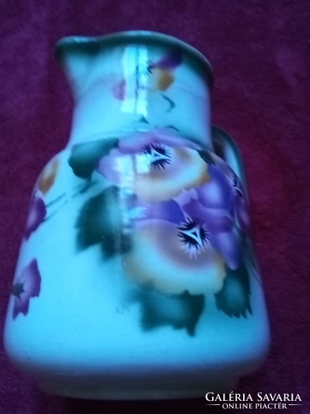 Fischer Emil porcelain decorative jug from Tóváros