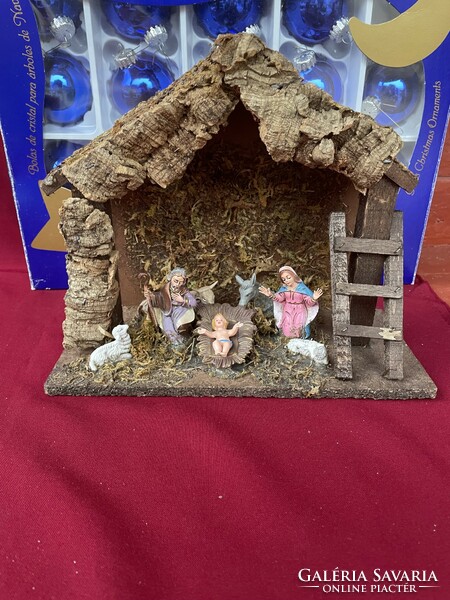 Beautiful nativity scene Christmas