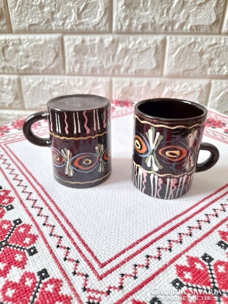 African themed painted glasses