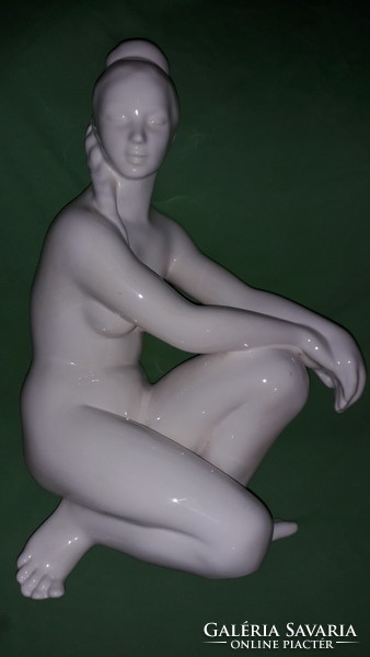 Beautiful old royal dux very rare large size porcelain nude statue 35 cm as shown in the pictures