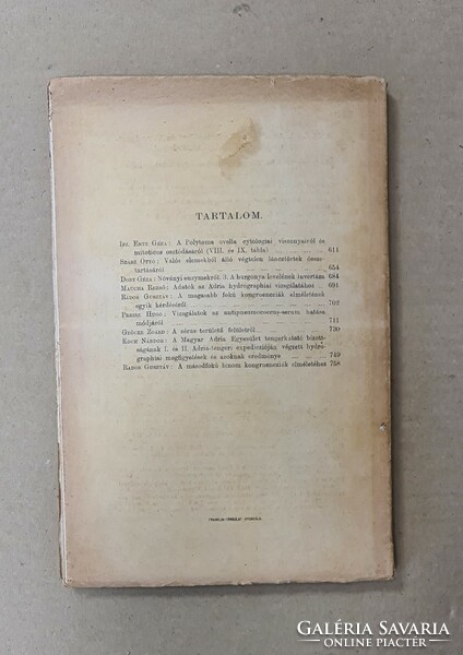 Mathematical and natural science journal - xxxiii. Volume, Booklet 5 (1915) 21 for sale only together!
