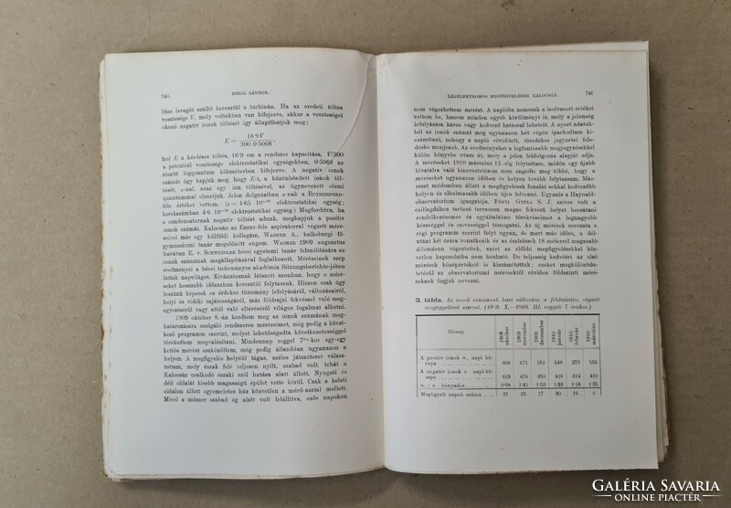 Mathematikai és Természettudományi Értesitő - XXXIV. Kötet, 5.Füzet (1916) Csak  egyben eladó 21 db!