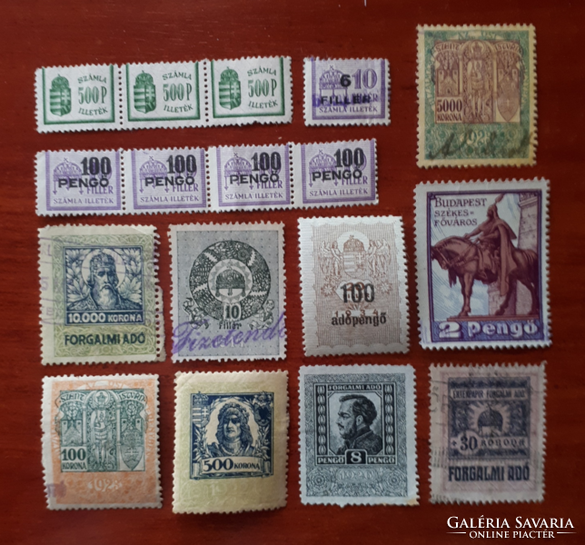 Tax and duty stamps