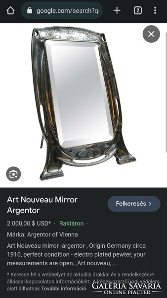 Argentor mirror 1910