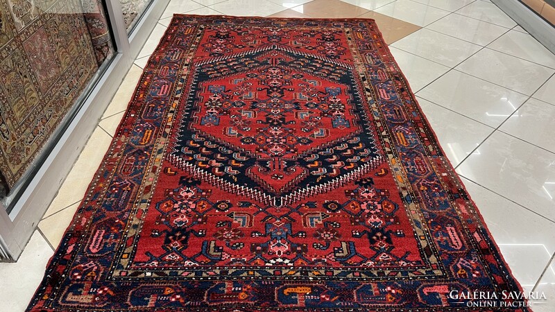 3424 Iráni Hamadan kézi gyapjú perzsa szőnyeg 131X210CM Ingyen Futár