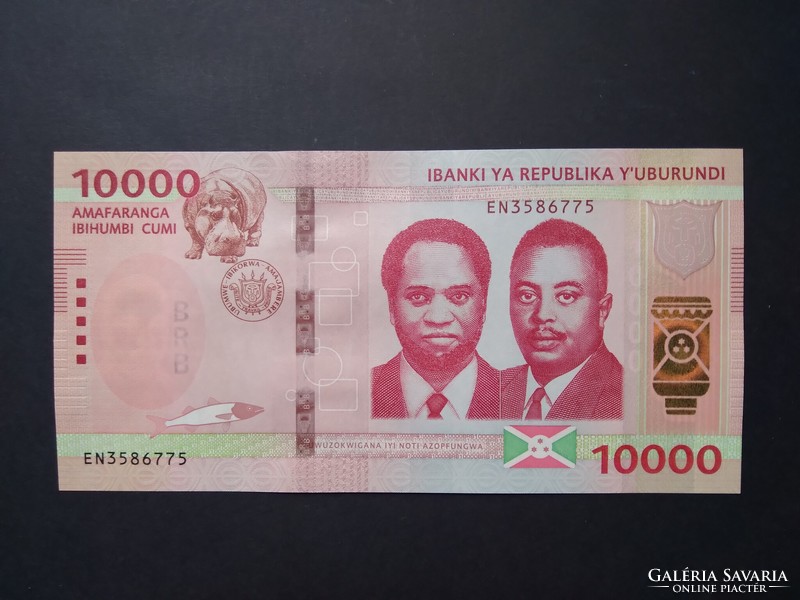 Burundi 10000 Francs 2022 Unc