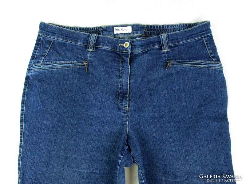 Original ulla popken (2xl / 3xl) elastic material women's stretch 3/4 jeans
