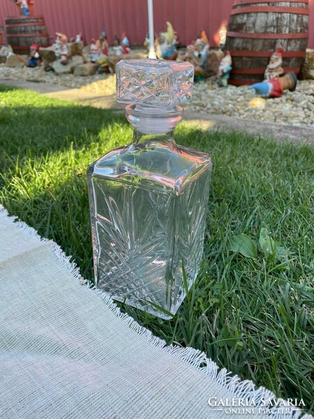 Beautiful glass bottle for drinks