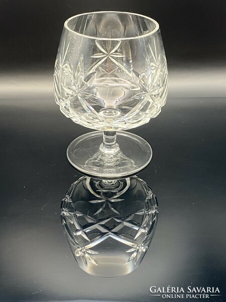 Crystal cognac glass set