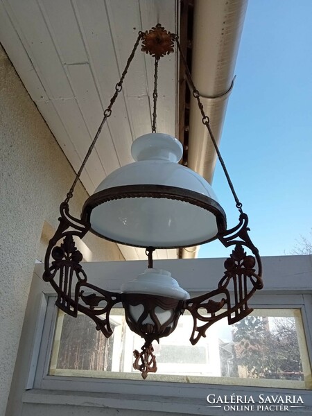 Antique chandelier lamp kerosene lamp