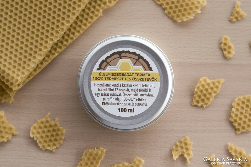 Beeswax 100ml, leather and wood furniture care