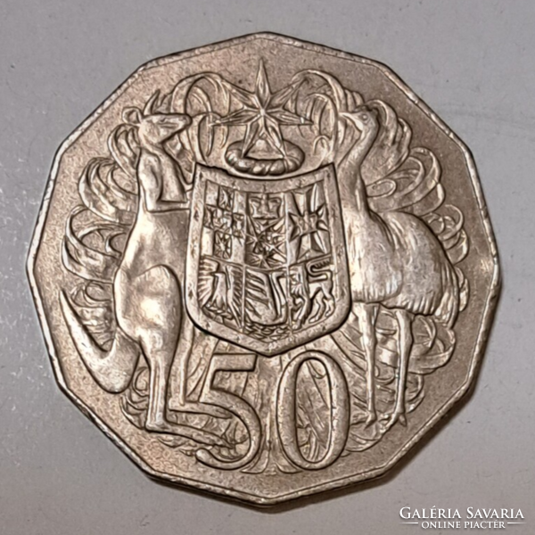 1978. Australia ii. Elizabeth (1952-2022) 50 cents (843)