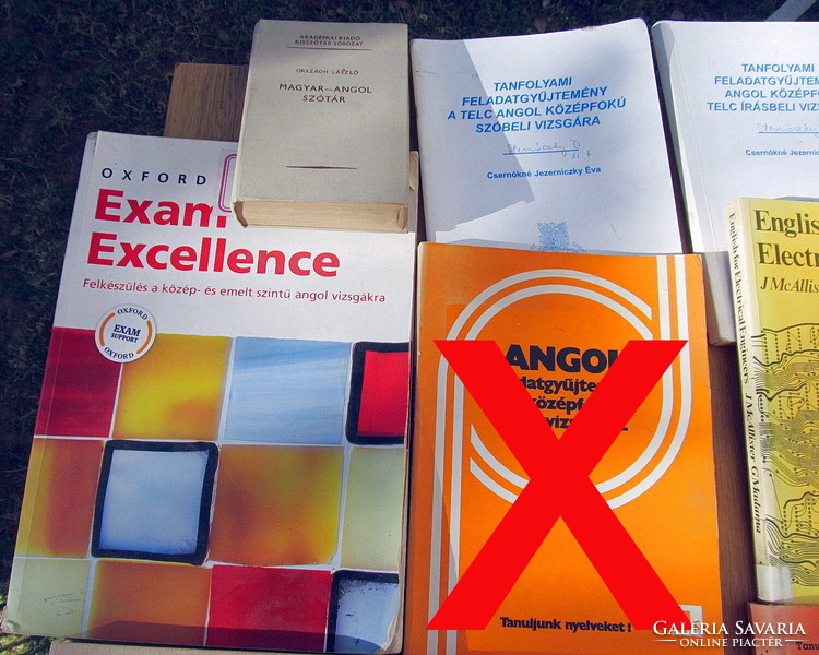 Angol nyelvkönyv, szótár, munkafüzet, felkészítő - válogass