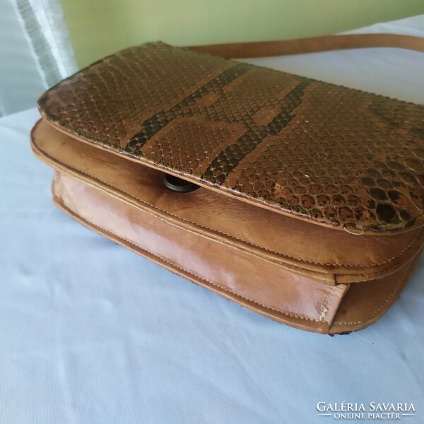 Snakeskin women's shoulder bag for sale! Genuine leather