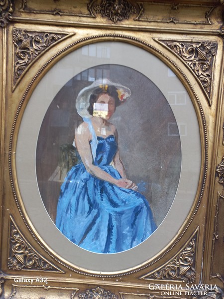 Hatter oil portrait, the frame is also sold separately!