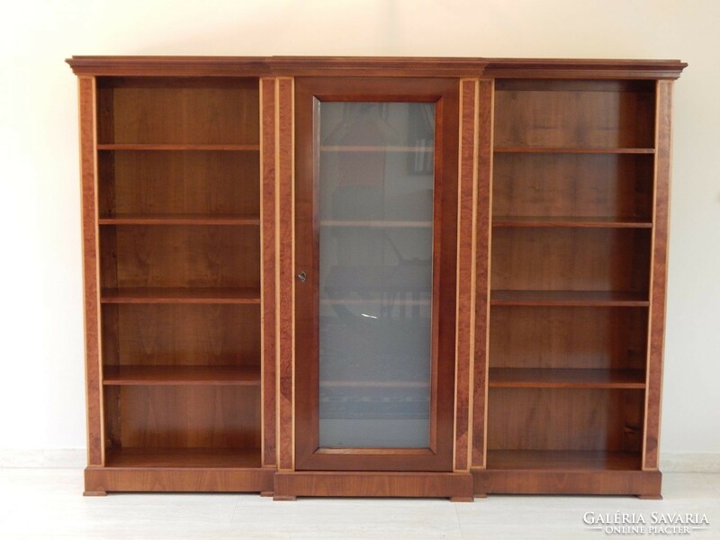 Biedermeier three-section bookcase [f-09]