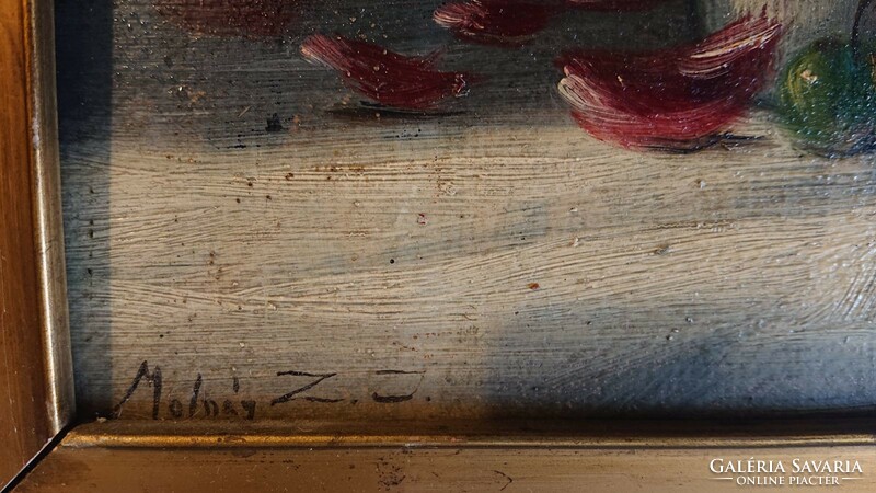 Molnár Z. János: Asztali csendélet rózsákkal