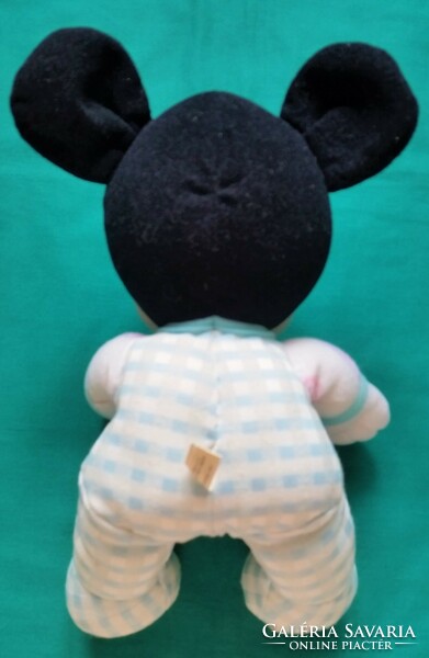 Régi zenélős plüss baby Mickey egér figura ,nem működik