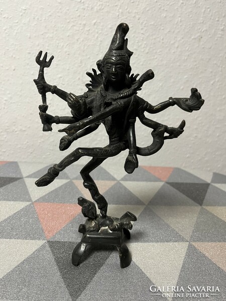Táncoló Shiva bronz szobor