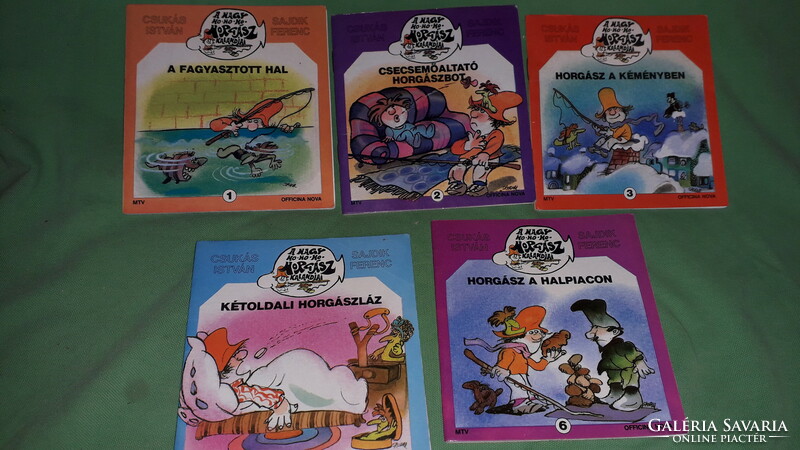 1987. István Csukás-Ferenc Sajdik: the big ho-ho-ho fishing booklets 5 in one according to the pictures mtv
