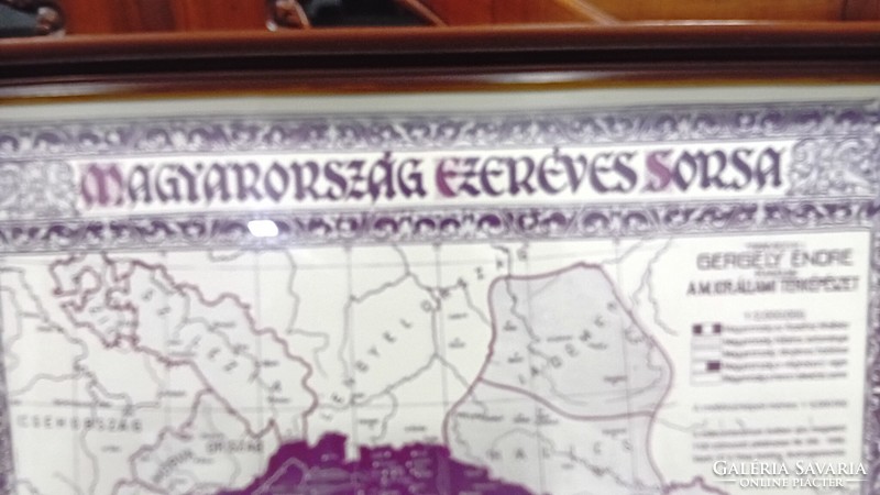 Magyarország ezeréves sorsa, irredenta, revizionista térkép