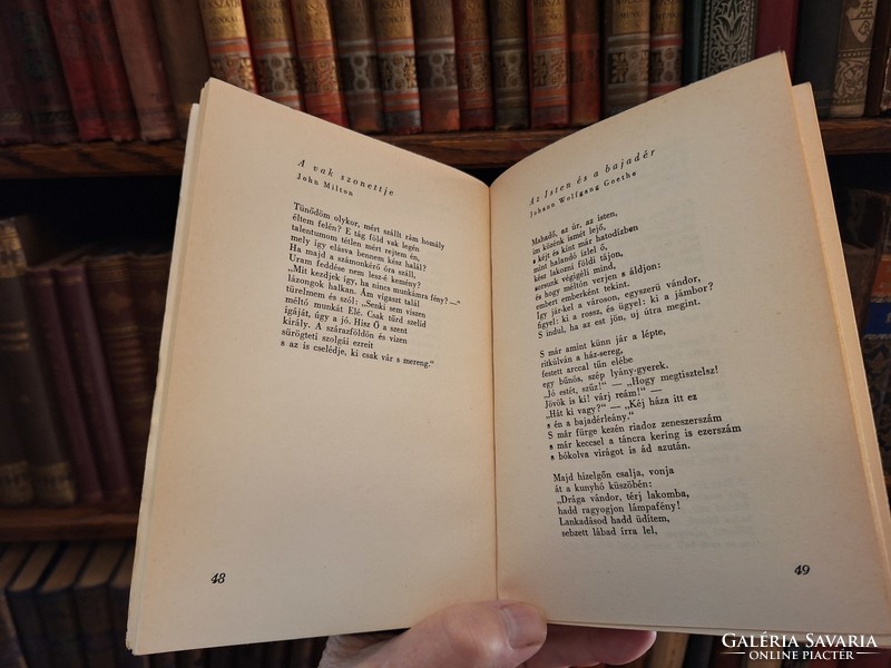 1942 First edition! Révai edition Árpád Tóth: foreign poets - translations of all poems by Árpád Tóth