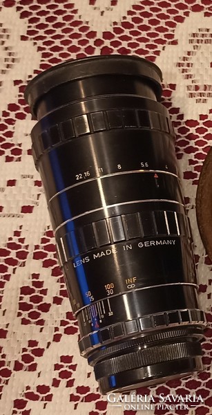Isco-göttingen tele-westanar 1:4 / 180 mm telephoto lens with exa / exacta bayonet.
