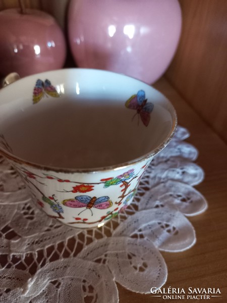 English royal stafford butterfly coffee cup set
