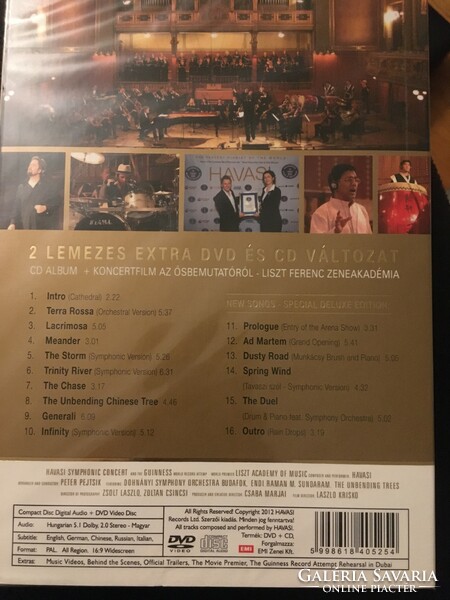 HAVASI Symphonic speciál  deluxe edition DVD és CD