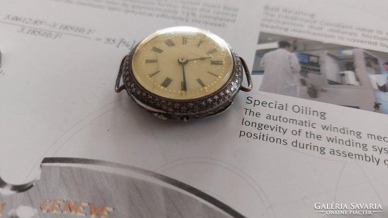(K) antique silver women's watch