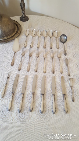 Gr 90, silver-plated cutlery set 25 pcs.
