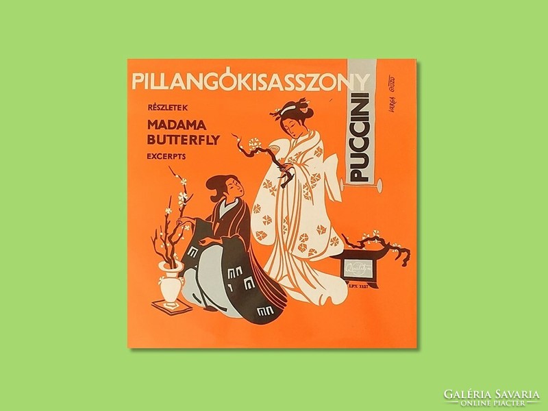 Puccini's Miss Butterfly vinyl record, serious music, opera, details