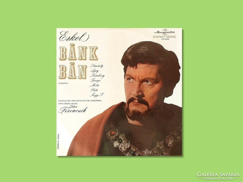 Bánk bán vinyl record, serious music, opera, details