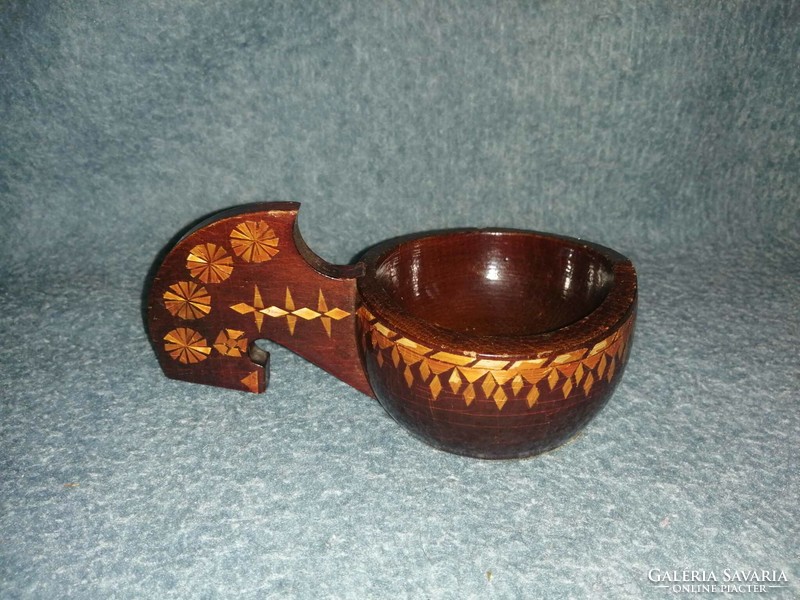 Carved wooden cup (a3)