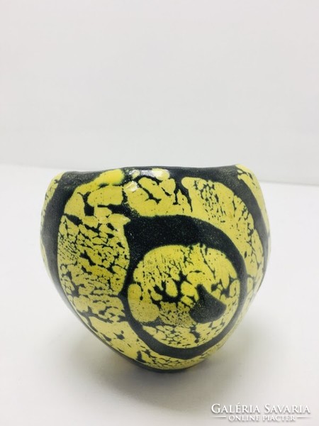 Rare Luria Vilma vintage industrial artist ceramic vase - 50427
