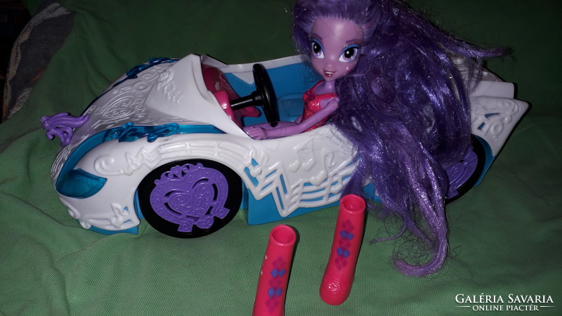 Beautiful condition hasbro my little pony equestria girls cabrio car + pony girl doll according to the pictures