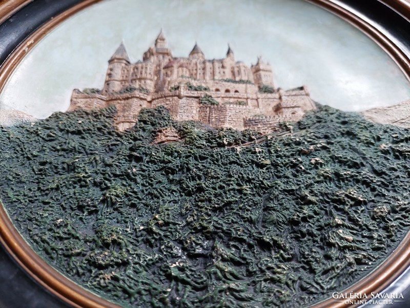 Johann Maresch Hohenzollern Castle wall plate