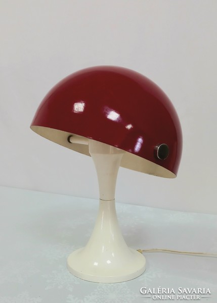 Retro ritka piros kalapos gomba lámpa