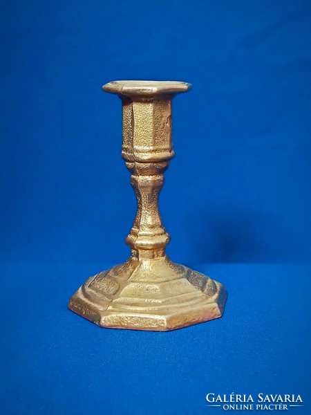Neobaroque copper candle holder