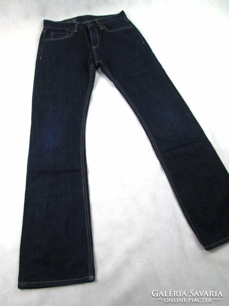 Original Armani exchange boot / jambe semi-evasee (w28) women's dark blue jeans