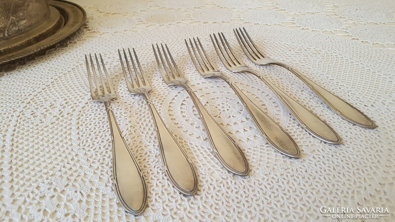 Wellner patent silver-plated forks 6 pcs.